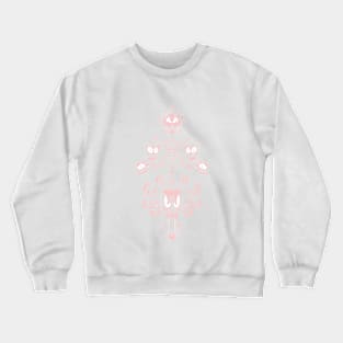 Millennial Pink Mansion Print Crewneck Sweatshirt